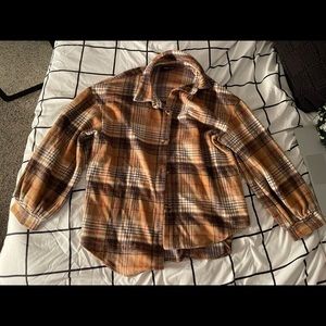 SHEIN drop shoulder fall shacket!